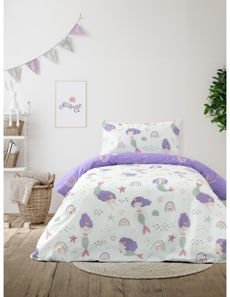 Σετ Σεντόνια Παιδικά 160x260 - Mermaid Dream