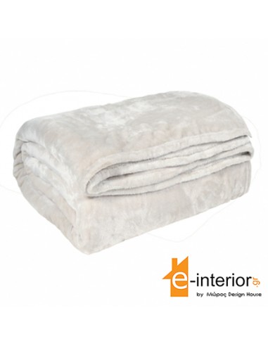 Κουβέρτα Βελουτέ Κούνιας 110x140 Εκρού