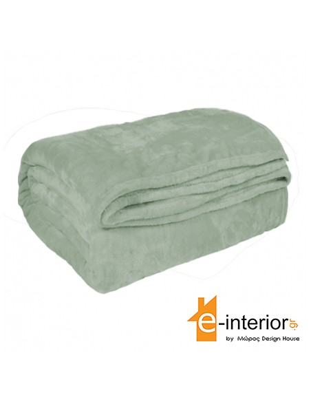 Κουβέρτα Βελουτέ Κούνιας 110x140 Φυστικί