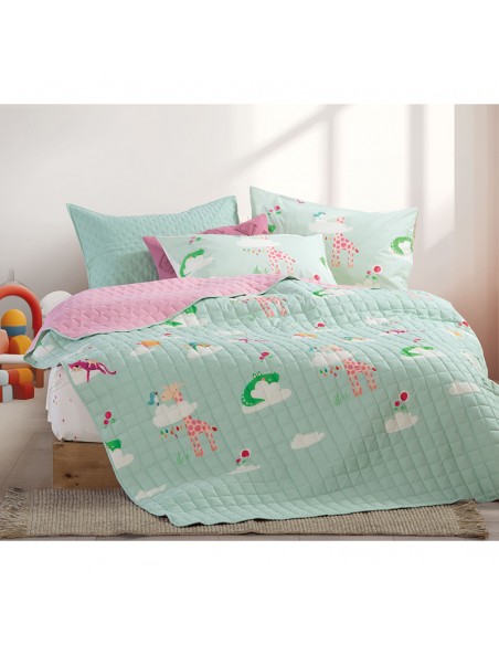 Παιδικό Κουβερλί 180x240 Sky is a zoo