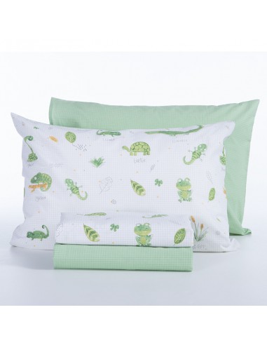 Σετ Σεντόνια Παιδικά 170X260 Cute Reptiles...