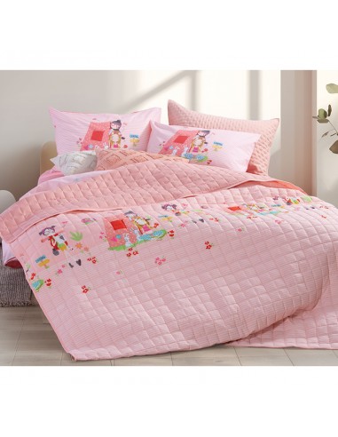 Παιδικό Κουβερλί 180x240 Camping Coral