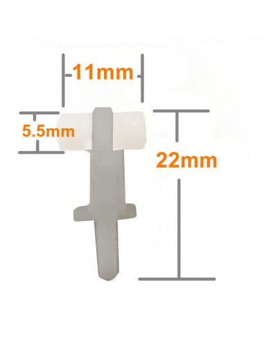 Ράουλο GLIDER Σιδηρόδρομου με ροδάκια