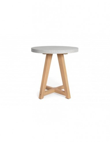 Τραπέζι Bistro Noria Terazzo Grey Black...