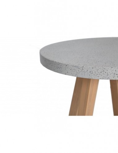 Τραπέζι Bistro Noria Terazzo Grey Black...