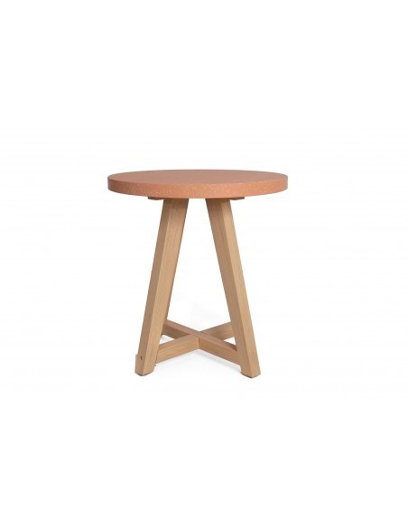 Τραπέζι Bistro Noria Terazzo Pink White (70x70x75) Soulworks 0800021