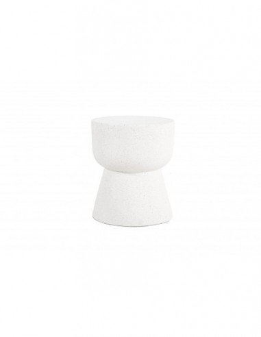 Σκαμπό Rieti Terazzo White Round (37x37x48)...