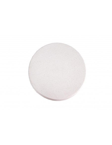 Τραπέζι Καθιστικού Rieti Terazzo White Round (44x44x34) Soulworks 0800047