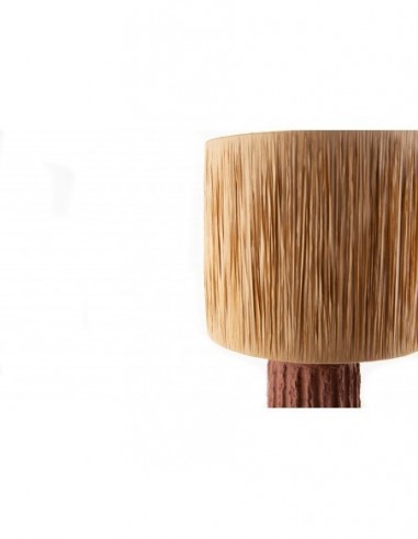 Επιτραπέζιο Φωτιστικό Brava Raffia Terracotta...