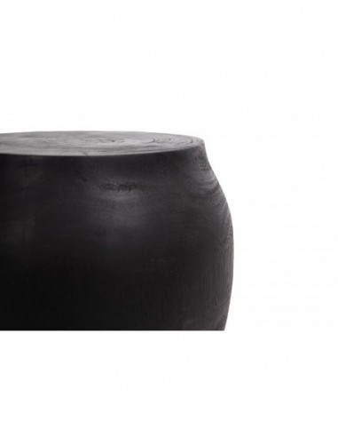 Σκαμπό Kivi Black (40x40x45) Soulworks 0900017