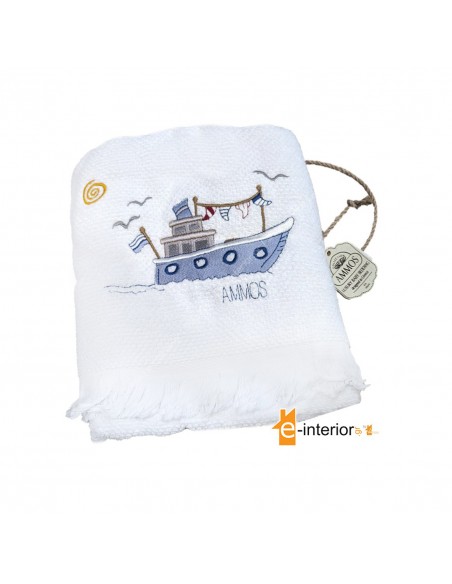 ΣΕΤ ΠΕΤΣΕΤΕΣ ΚΑΡΑΒΑΚΙ 70X140 + 50X100 ΛΕΥΚΟ