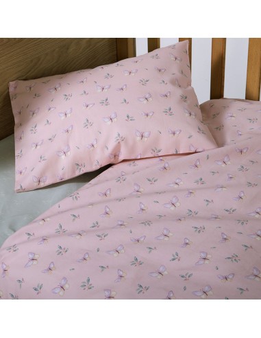 Σετ Σεντόνια Κούνιας 120x170 Wings of Joy Pink