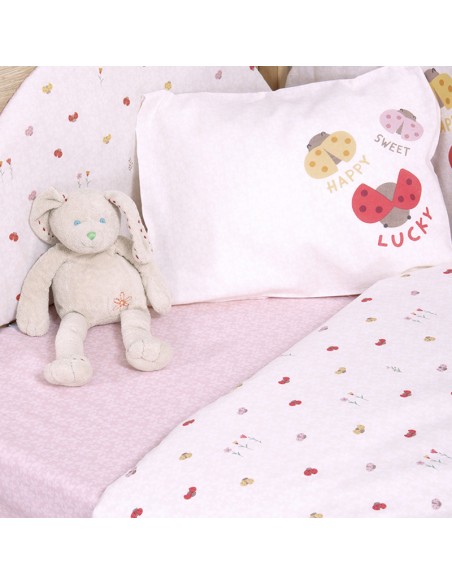 Σετ Σεντόνια Κούνιας 120x170 Lady Bug 2