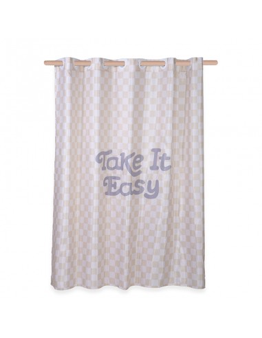 ΚΟΥΡΤΙΝΑ ΜΠΑΝΙΟΥ EASY 180Χ180 - BEIGE