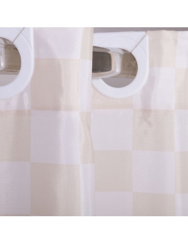 ΚΟΥΡΤΙΝΑ ΜΠΑΝΙΟΥ EASY 180Χ180 - BEIGE