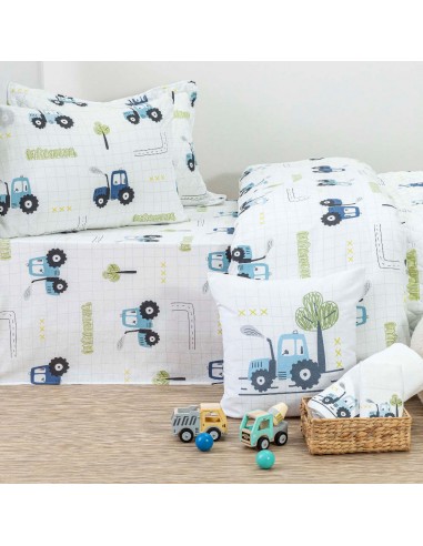 Σετ Παιδικά Σεντόνια + Κουβερλί Trucky