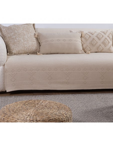 Σετ ριχτάρια διθέσιο & τριθέσιο Resan Beige