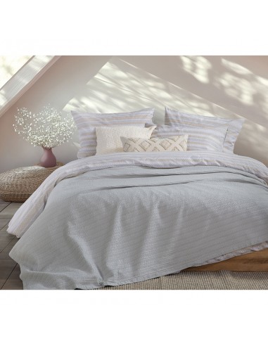 Κουβέρτα Πικέ Υπέρδιπλη 220x240 Cool L.Grey