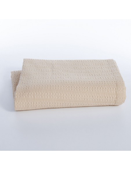 Κουβέρτα Πικέ Μονή 160x240 Cool Sand