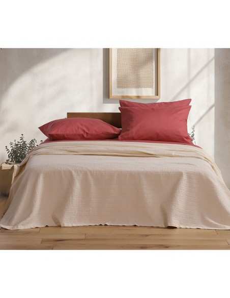 Κουβέρτα Πικέ Μονή 160x240 Cool Sand 2