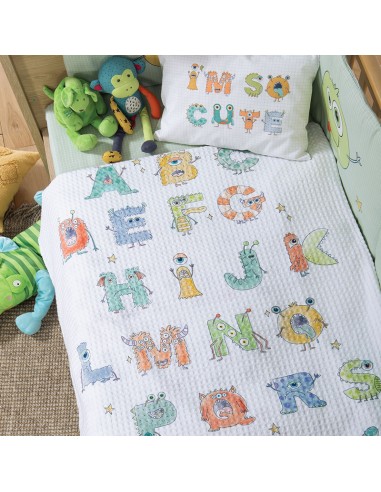 ΒΡΕΦΙΚΗ ΚΟΥΒΕΡΤΑ ΠΙΚΕ ΛΙΚΝΟΥ ALPHABET MONSTER...
