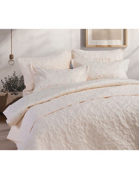 Κουβερλί Υπέρδιπλο 230x240 Zinovia Vanilla