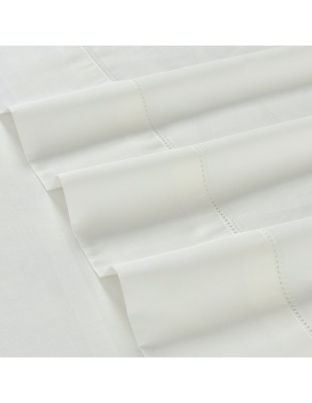 Σετ σεντόνια Βαμβακοσατέν Υπέρδιπλα 245x270 Monaco White