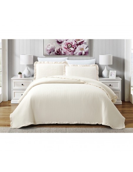 Σετ Κουβερλί Υπέρδιπλο 220x240 Armony Cream 2