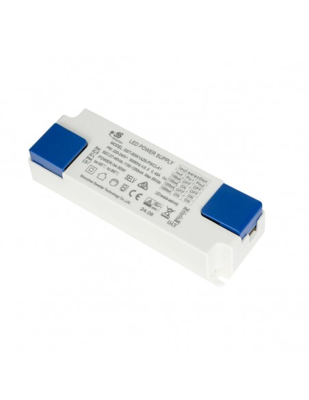 GLOBOSTAR® EROS-DRIVER 61712 Ανταλλακτικό Τροφοδοτικό/Μετασχηματιστής SELV 34-50W AC 220-240V σε Constant Current DC 27-40V/1100-1250mA±5% Max. 55VDC PF0.95 IP20 - Μ13.5 x Π4.5 x Υ2.5cm - 5 Χρόνια Εγγύηση