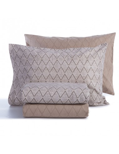 Σετ Σεντόνια Φανελένια Μονά 160x260 Torredo Beige