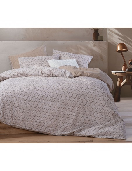 Σετ Σεντόνια Φανελένια Μονά 160x260 Torredo Beige