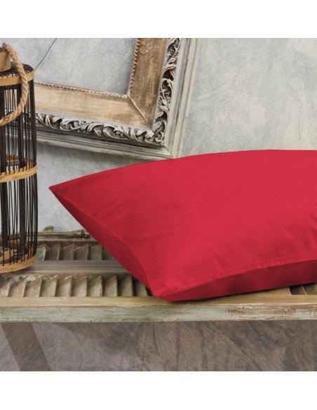Μαξιλαροθήκες Μονόχρωμες Power Nap Premium - Burgundy, 50x70