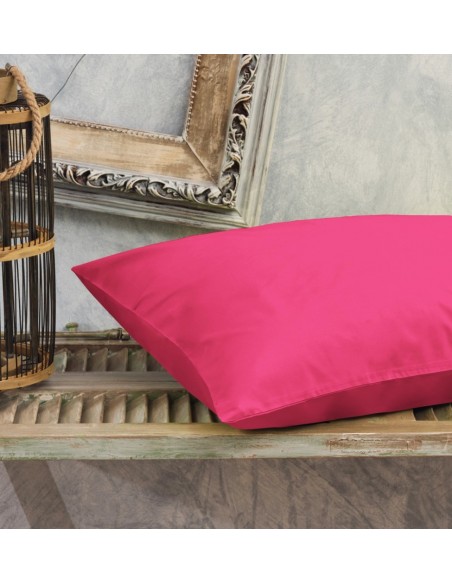 Μαξιλαροθήκες Μονόχρωμες Power Nap Premium - Fuschia, 50x70
