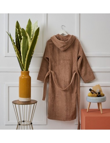 Μπουρνούζι με Κουκούλα Pure Cotton - Latte,...