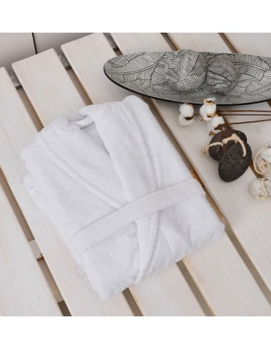 Μπουρνούζι με Κουκούλα Pure Cotton - White, Medium