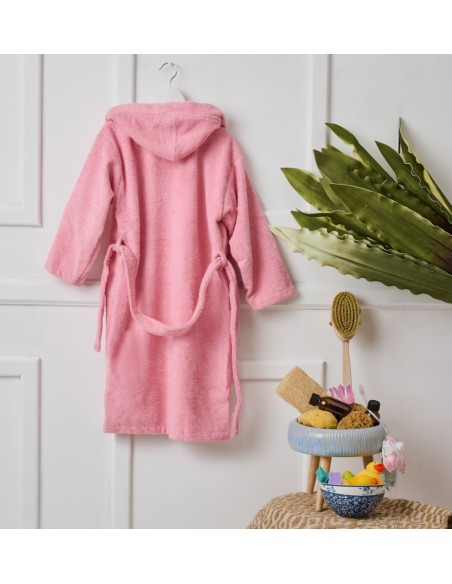 Νέο Μπουρνούζι με Κουκούλα Beauty Line - Pink Candy, 8-10 ετών