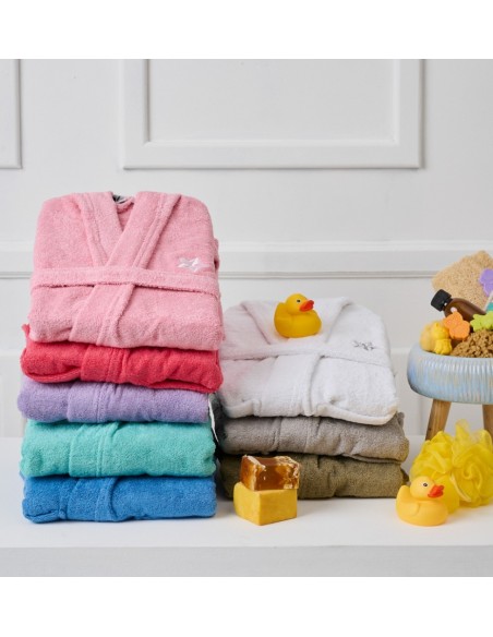 Νέο Μπουρνούζι με Κουκούλα Beauty Line - Pink Candy, 12-14 ετών