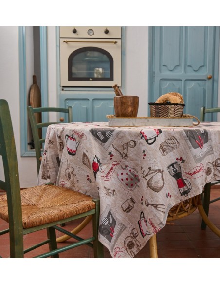 Τραπεζομάντηλα Κουζίνας Cook - Red, 140x180cm