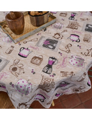 Τραπεζομάντηλα Κουζίνας Cook - Purple, 140x140cm