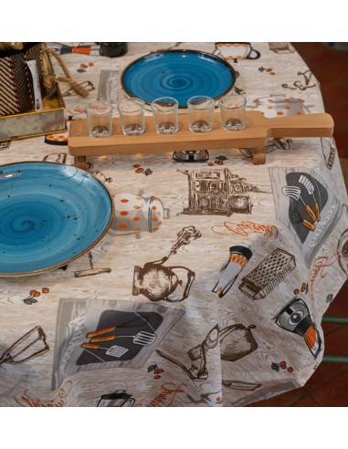 Τραπεζομάντηλα Κουζίνας Cook - Purple, 140x140cm