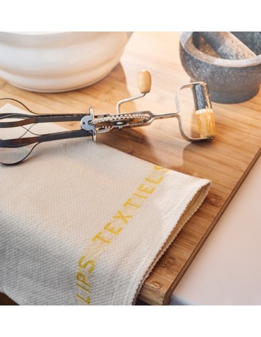 Πετσέτα Κουζίνας Ζακάρ Πικέ Dry - Beige - Yellow