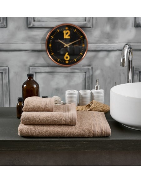 Πετσέτα Μονόχρωμη New Cotton Series - Sand, Προσώπου 50x90