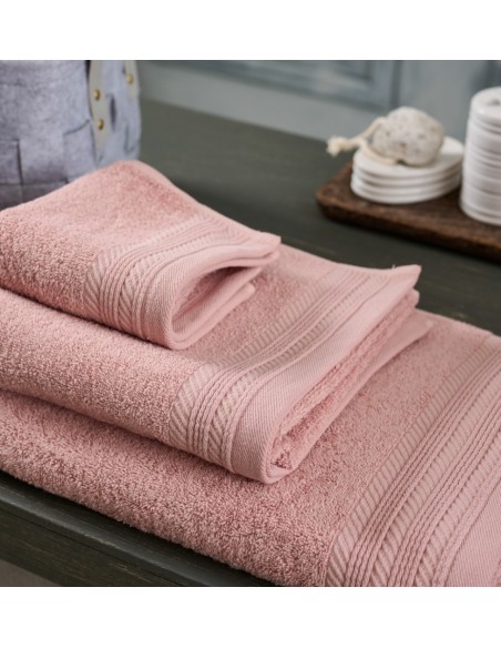 Πετσέτα Μονόχρωμη New Cotton Series - Powder, Χεριών 30x50