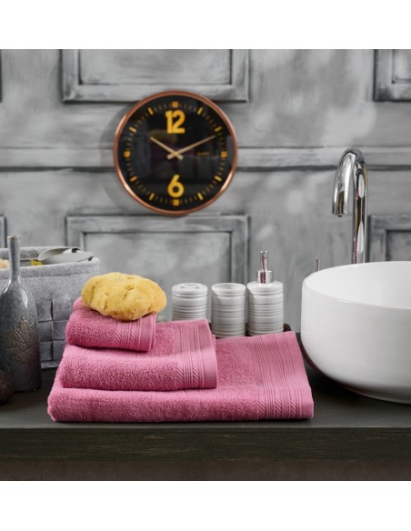 Πετσέτα Μονόχρωμη New Cotton Series - Rose, Χεριών 30x50