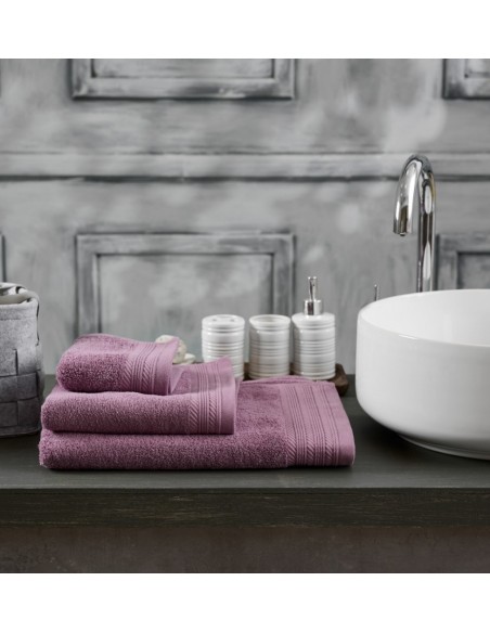 Πετσέτα Μονόχρωμη New Cotton Series - Dusty Purple, Χεριών 30x50