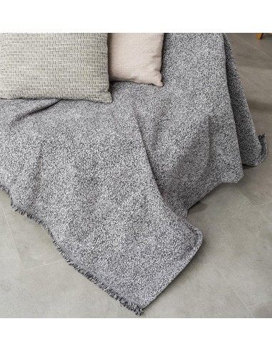 Ριχτάρι Καναπέ Chenille ANI Silver - Black -...