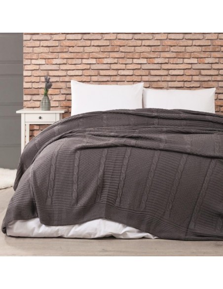 Κουβέρτα Πλεκτή Edenhill - Pink, Υπέρδιπλο (220x240)