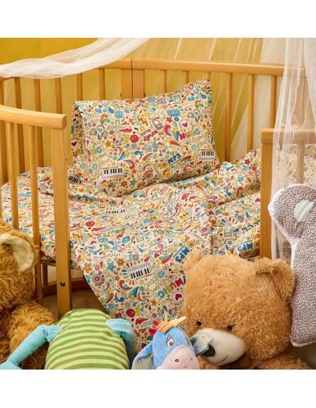 Σεντόνια Σετ Music - 120x160, 90x130+15, 30x40