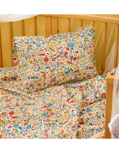 Σεντόνια Σετ Music - 120x160, 90x130+15, 30x40