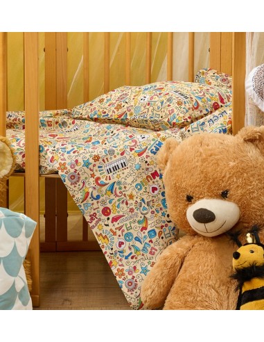 Σεντόνια Σετ Music - 120x160, 90x130+15, 30x40